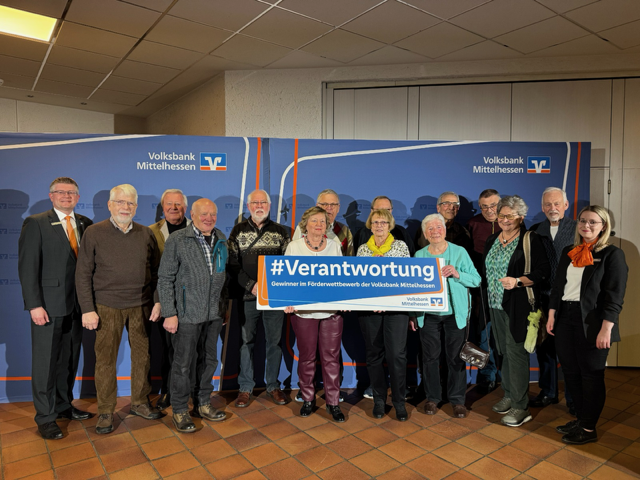 Mitglieder bei der Veranstaltung der Volksbank